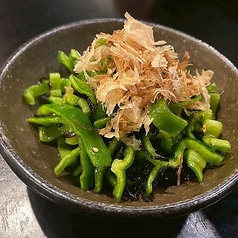 塩昆布ピーマン