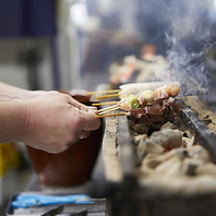 串は一本一本丁寧に焼き上げております！