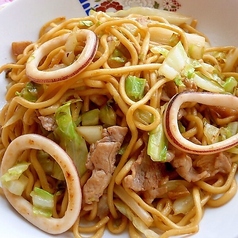 津軽イカ焼きそば