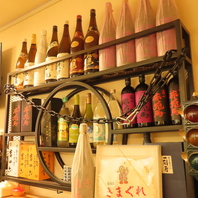 オーナー自慢のお酒ラック！