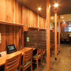 お一人様でご利用いただけるカウンター席