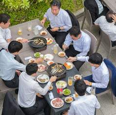 アミュプラザおおいた 屋上ひろばBBQビアガーデン 新天空物語の雰囲気3