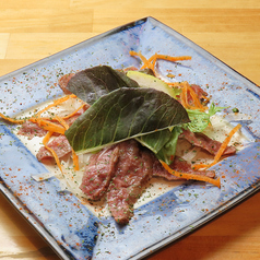 信州牛のカルパッチョ