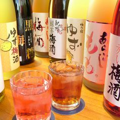 梅酒・果実酒も豊富に取り揃えが有り！