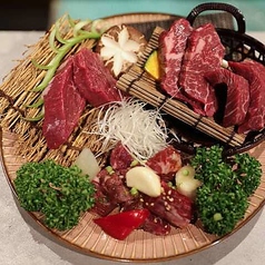 ハラミ三種盛り