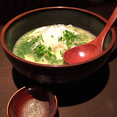 水炊きスープの茶漬け