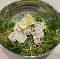 大葉香る豚しゃぶと新鮮野菜の和風パスタ