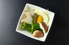 季節の焼き野菜盛り合わせ