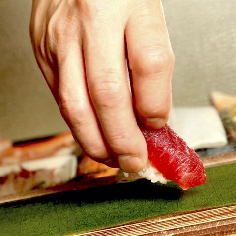 【自慢の握り寿司】の写真