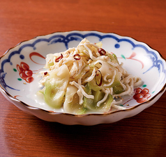 干し豆腐とザーサイの花山椒和え