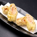料理メニュー写真 ちくわの明太クリームチーズ揚げ