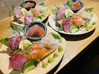 厳選されたお刺身にこだわってます！