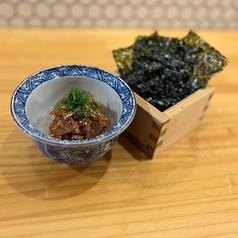 自家製しらすメンマのあて巻き