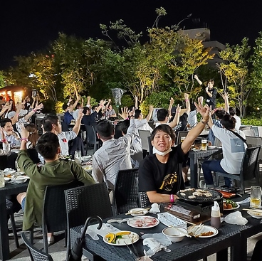 アミュプラザおおいた 屋上ひろばBBQビアガーデン 新天空物語の雰囲気1