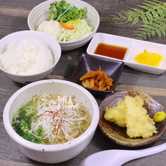 ミニ鶏そば定食