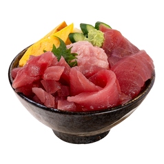 まぐろ3種丼【角切り・スライス・ねぎトロ】