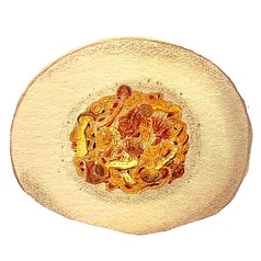 柔らか牛すじの自家製ビーフソースパスタ