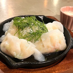 海老餃子 "香草&レモンバターソース"