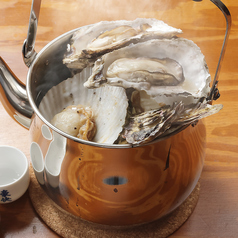 牡蠣のヤカン蒸し 大
