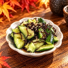 キューリの塩昆布和え