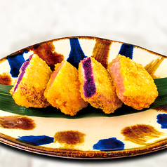 紅芋と田芋(ターゥム)の沖縄コロッケ