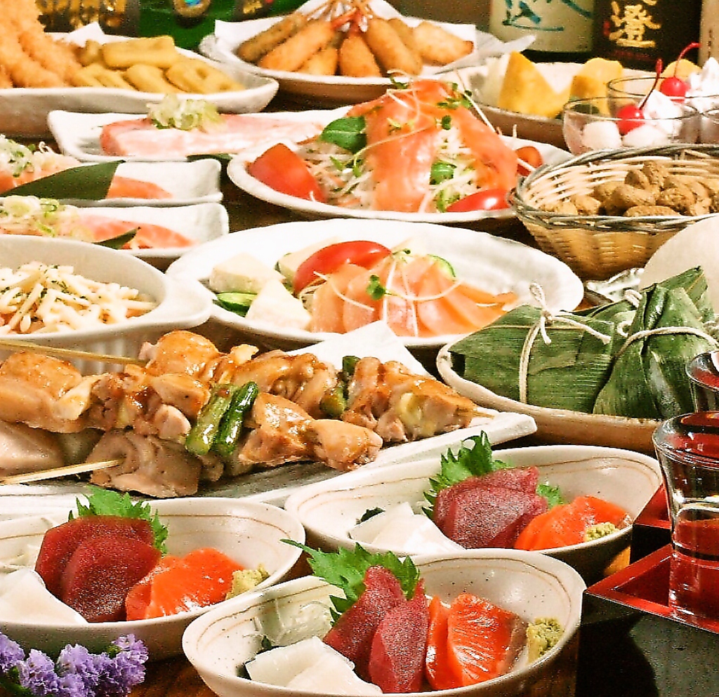 2時間飲み放題付コースは3850円(税抜)～ご用意！