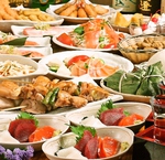 2時間飲み放題付コースは3850円(税抜)～ご用意！