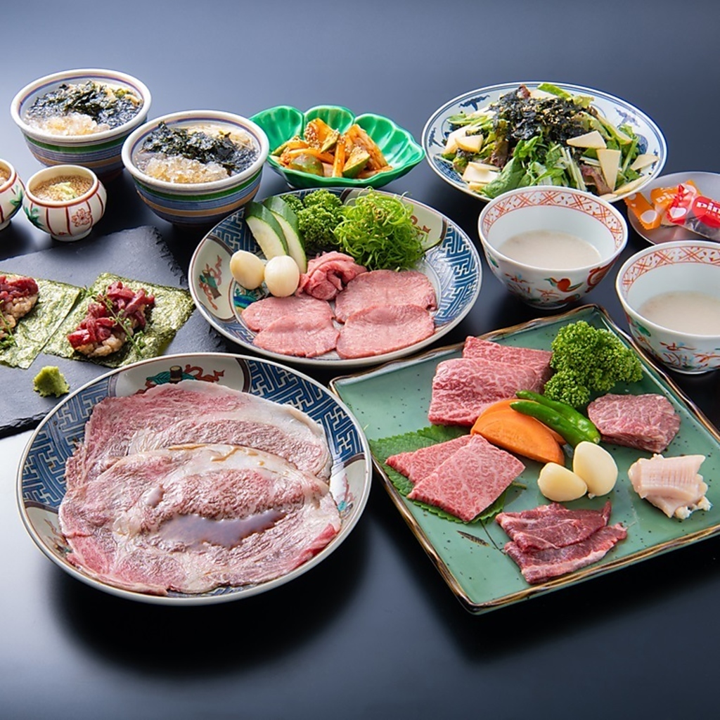 【暴飲暴食コース】ちょっと贅沢な宴会には、これ。メインを極み肉盛り2種にグレードアップ。