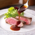 料理メニュー写真&nbsp;【ランチのみ】牛肉のステーキ シャリアピンソース