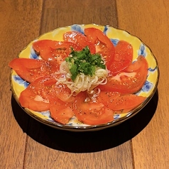 ねぎ塩トマトスライス