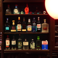 酒場rらしく多数のリキュール用意しております