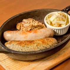 激辛チョリソーの鉄板焼き