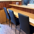 店主と会話しながら楽しめるカウンター席も人気です！もちろんサクッと飲みも大歓迎です♪