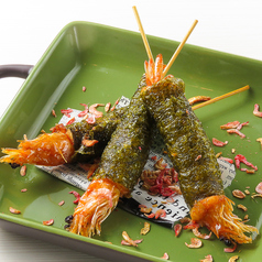 丸ごと海老のとろろ揚げ