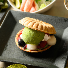 白玉入り抹茶アイスモナカ