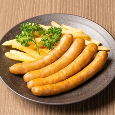 ポークウインナーとポテトフライの盛合せ