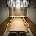 6名席　　個室・半個室もご用意♪3名様から最大30名様も多彩なテーブルでご用意♪