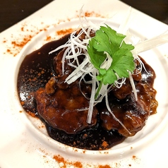 豚フィレ肉の黒酢ソース煮