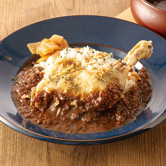 ホロホロ骨付きチキンのカレー