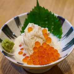 湯葉豆腐 -いくら添え-