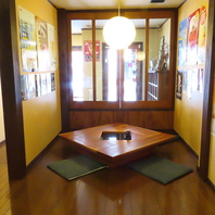 テーブル空間でほっこり…落ち着いた雰囲気☆