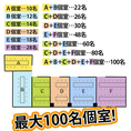 【最大100名様が利用できる個室を完備！】6階個室宴会場では多彩な個室をご用意。最大10名個室、12名個室、14名個室、18名個室、22名個室、26名個室、28名個室、30名個室、40名個室、60名個室、80名個室、100名個室とバリエーション豊かにご用意。接待、ご宴会、会合、同窓会、二次会など様々にご対応可能◎