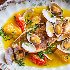 本日の鮮魚の炊き込み 昆布出汁ブイヤベース