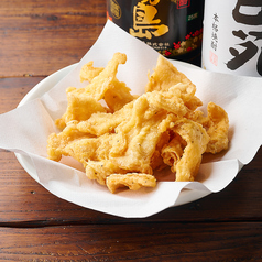 とり皮の唐揚げ