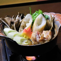 秋田名物きりたんぽ鍋（比内鶏入り）