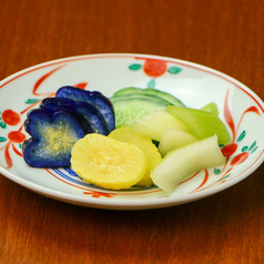 漬物盛り合わせ