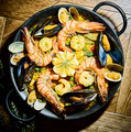 料理メニュー写真&nbsp;魚介のパエリア