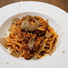 A5米沢牛挽肉のトリュフボロネーゼ