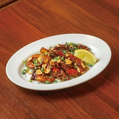 ソフトシェルガーリックシュリンプ