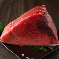 本マグロの断面刺し